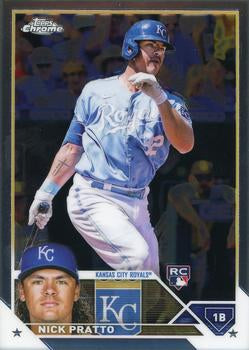 2023 Topps Chrome Nick Pratto RC #85 Kansas City Royals