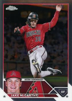 2023 Topps Chrome Jake McCarthy #86 Arizona Diamondbacks
