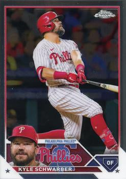 2023 Topps Chrome Kyle Schwarber #88 Philadelphia Phillies