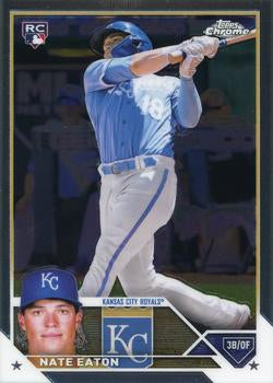 2023 Topps Chrome Nate Eaton RC #96 Kansas City Royals