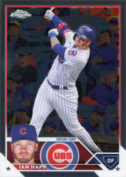 2023 Topps Chrome Ian Happ #102 Chicago Cubs