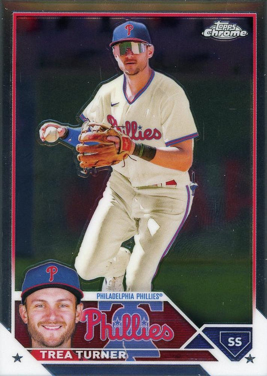 2023 Topps Chrome Trea Turner #103 Philadelphia Phillies