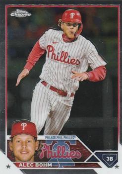 2023 Topps Chrome Alec Bohm #105 Philadelphia Phillies