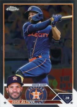 2023 Topps Chrome Jose Altuve #112 Houston Astros
