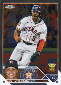2023 Topps Chrome Jeremy Pena #113 Houston Astros