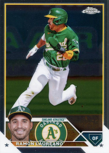 2023 Topps Chrome Ramon Laureano #116 Oakland Athletics