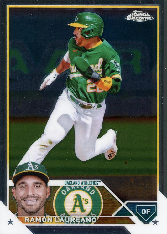 2023 Topps Chrome Ramon Laureano #116 Oakland Athletics