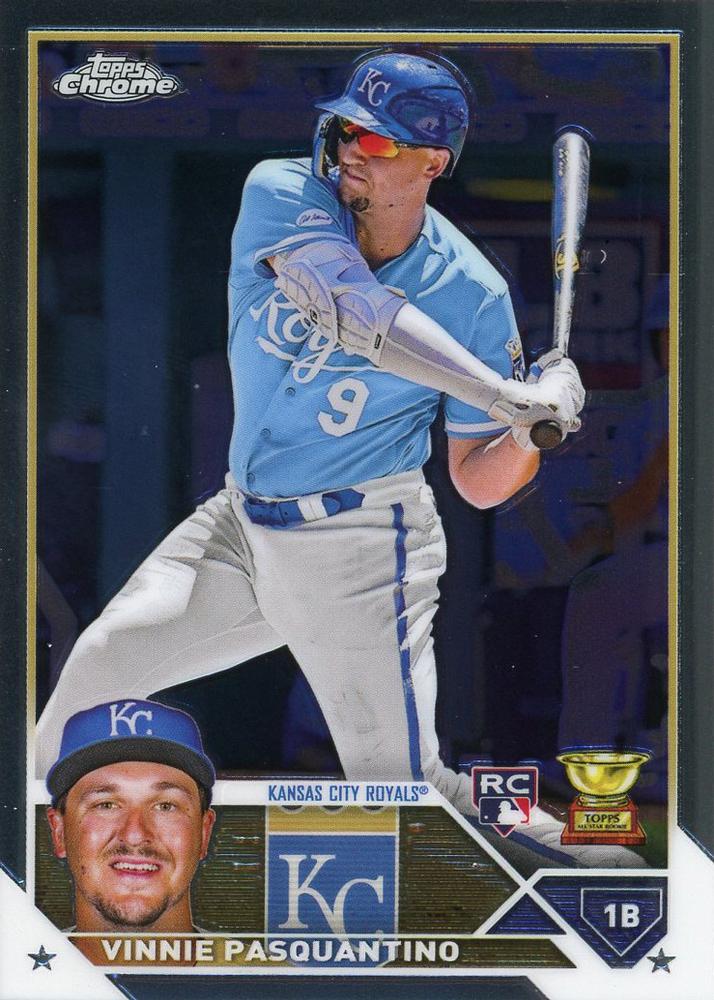 2023 Topps Chrome Vinnie Pasquantino RC #119 Kansas City Royals