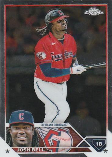 2023 Topps Chrome Josh Bell #136 Cleveland Guardians