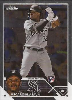 2023 Topps Chrome Oscar ColÃ¡s RC #145 Chicago White Sox