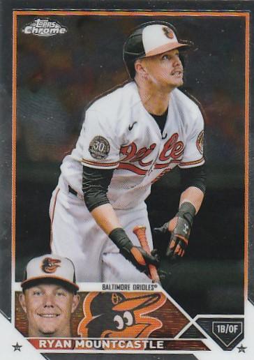 2023 Topps Chrome Ryan Mountcastle #149 Baltimore Orioles