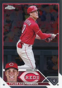 2023 Topps Chrome Tyler Stephenson #162 Cincinnati Reds