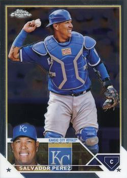 2023 Topps Chrome Salvador Perez #165 Kansas City Royals