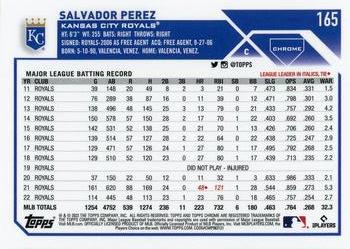 2023 Topps Chrome Salvador Perez #165 Kansas City Royals