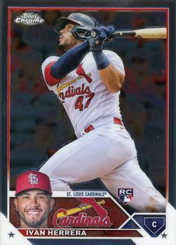 2023 Topps Chrome Ivan Herrera RC #177 St. Louis Cardinals