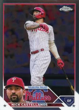 2023 Topps Chrome Nick Castellanos #181 Philadelphia Phillies