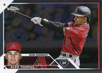 2023 Topps Chrome Alek Thomas #186 Arizona Diamondbacks
