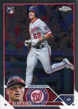 2023 Topps Chrome Alex Call RC #187 Washington Nationals