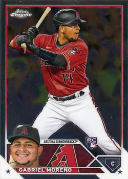 2023 Topps Chrome Gabriel Moreno RC #189 Arizona Diamondbacks