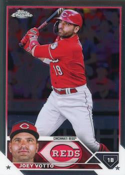 2023 Topps Chrome Joey Votto #190 Cincinnati Reds