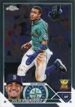 2023 Topps Chrome Julio Rodri­guez #200 Seattle Mariners