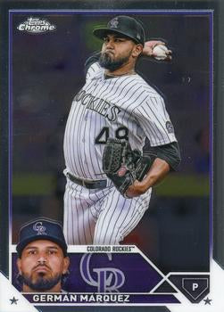 2023 Topps Chrome German Marquez #202 Colorado Rockies