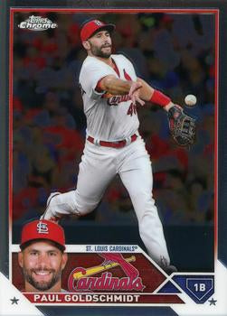 2023 Topps Chrome Paul Goldschmidt #220 St. Louis Cardinals