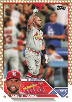 2023 Topps Gold Star Albert Pujols #5 St. Louis Cardinals