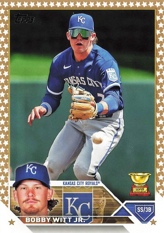 2023 Topps Gold Star Bobby Witt Jr. #7 Kansas City Royals