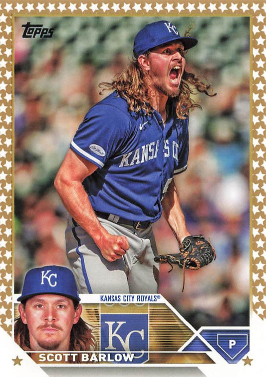 2023 Topps Gold Star Scott Barlow #9 Kansas City Royals