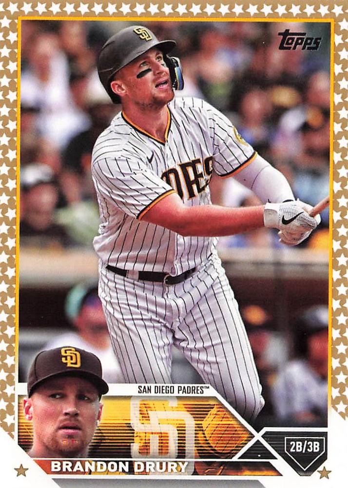 2023 Topps Gold Star Brandon Drury #14 San Diego Padres