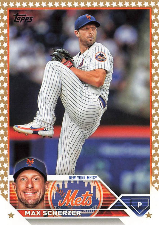 2023 Topps Gold Star Max Scherzer #21 New York Mets
