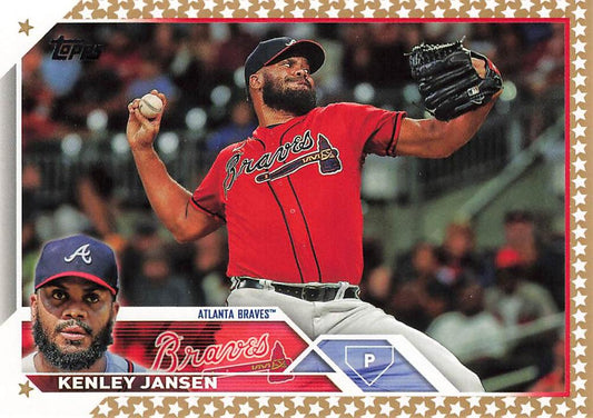 2023 Topps Gold Star Kenley Jansen #30 Atlanta Braves