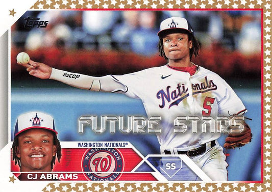 2023 Topps Gold Star CJ Abrams Future Stars #35 Washington Nationals