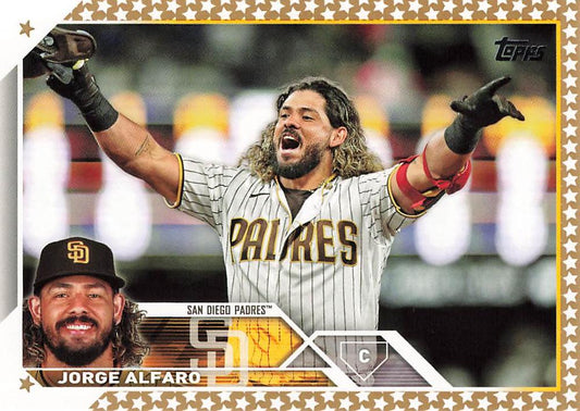 2023 Topps Gold Star Jorge Alfaro #46 San Diego Padres