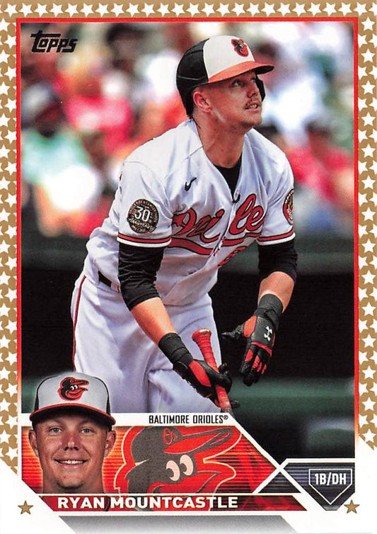 2023 Topps Gold Star Ryan Mountcastle #47 Baltimore Orioles