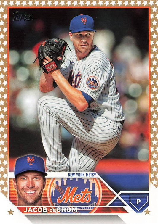 2023 Topps Gold Star Jacob deGrom #48 New York Mets