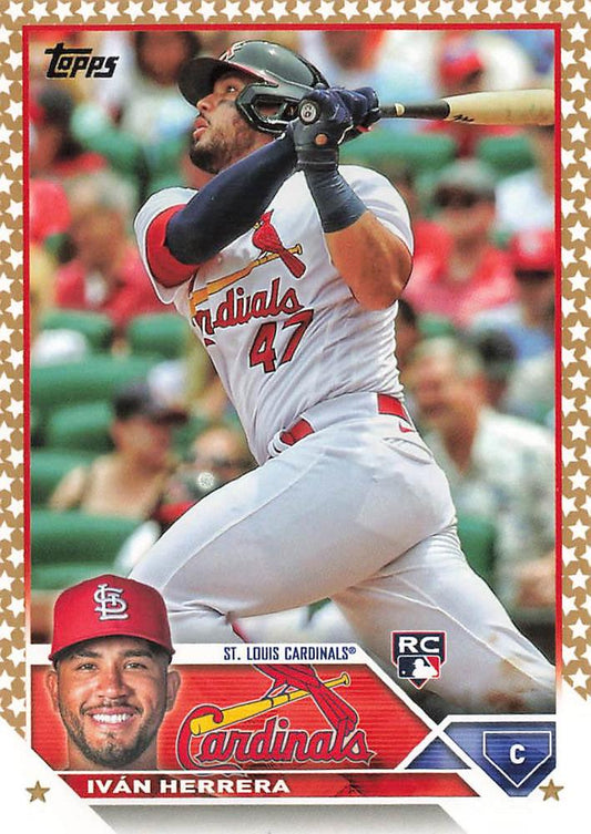 2023 Topps Gold Star Ivan Herrera Rookie #58 St. Louis Cardinals