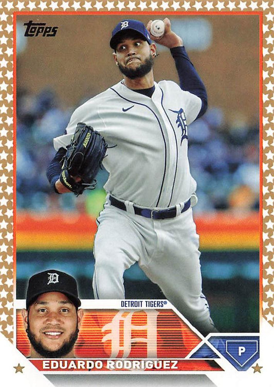 2023 Topps Gold Star Eduardo Rodriguez #59 Detroit Tigers