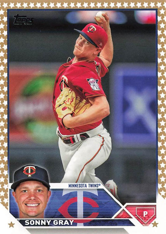 2023 Topps Gold Star Sonny Gray #78 Minnesota Twins