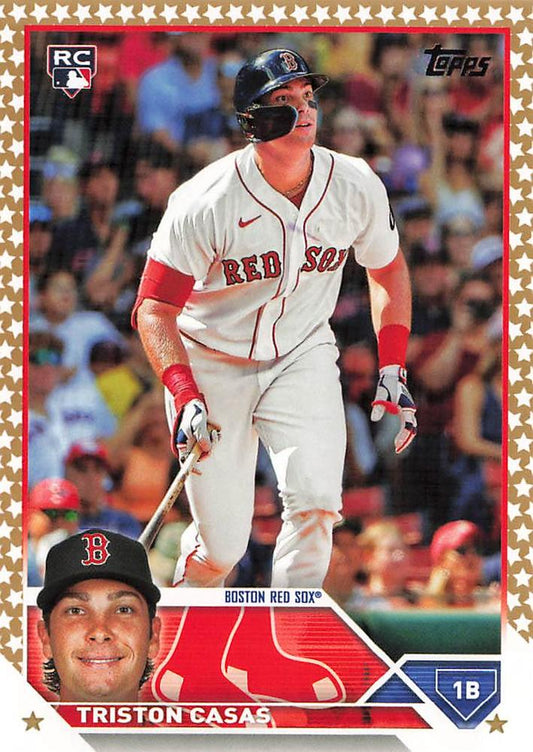2023 Topps Gold Star Triston Casas Rookie #92 Boston Red Sox