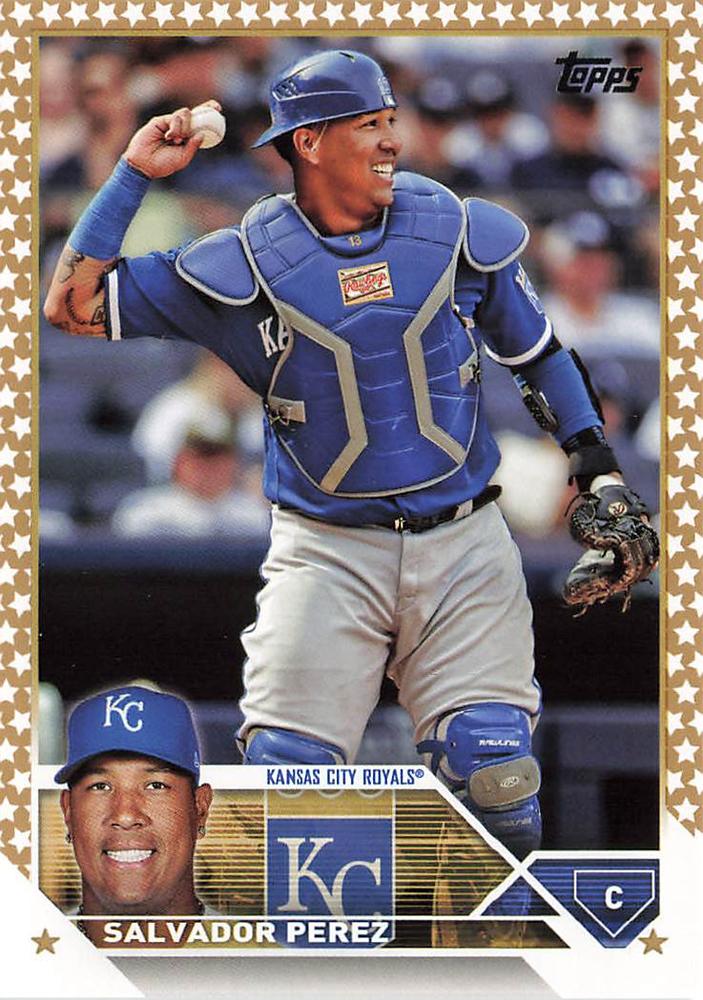 2023 Topps Gold Star Salvador Perez #102 Kansas City Royals