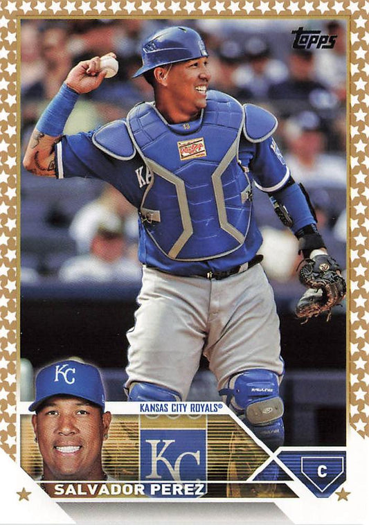 2023 Topps Gold Star Salvador Perez #102 Kansas City Royals