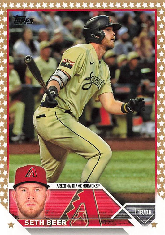 2023 Topps Gold Star Seth Beer #105 Arizona Diamondbacks