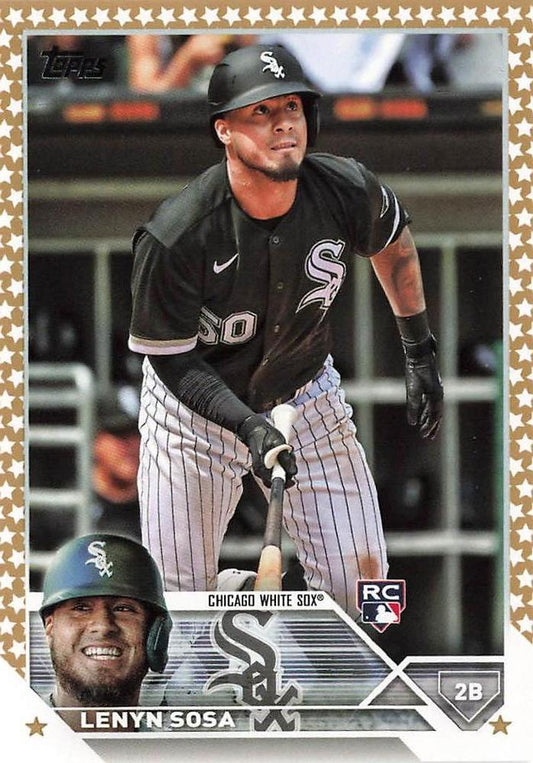 2023 Topps Gold Star Lenyn Sosa Rookie #140 Chicago White Sox