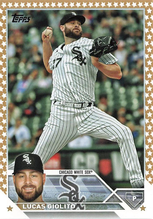 2023 Topps Gold Star Lucas Giolito #142 Chicago White Sox