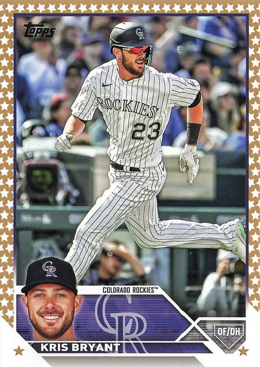 2023 Topps Gold Star Kris Bryant #158 Colorado Rockies