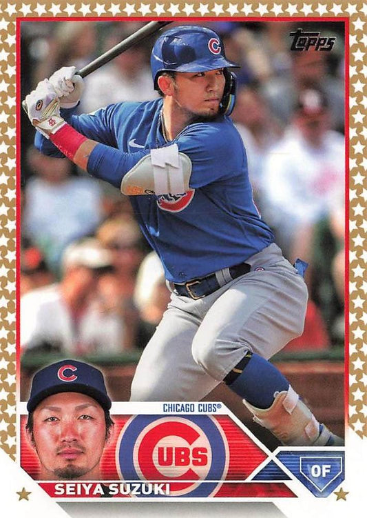 2023 Topps Gold Star Seiya Suzuki #183 Chicago Cubs