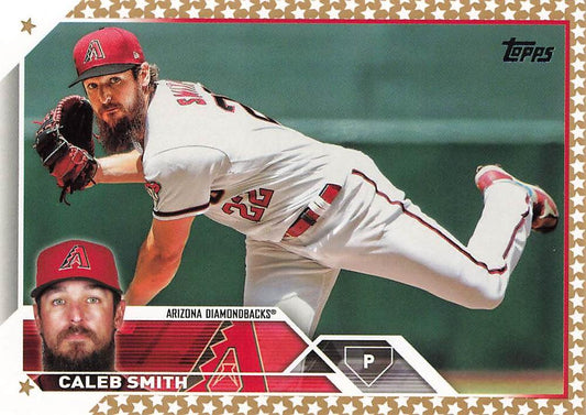 2023 Topps Gold Star Caleb Smith #191 Arizona Diamondbacks
