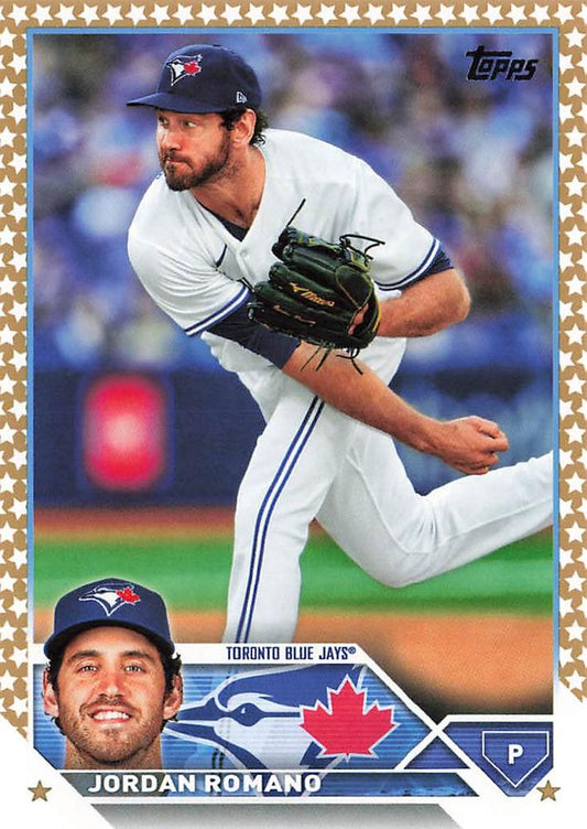 2023 Topps Gold Star Jordan Romano #196 Toronto Blue Jays
